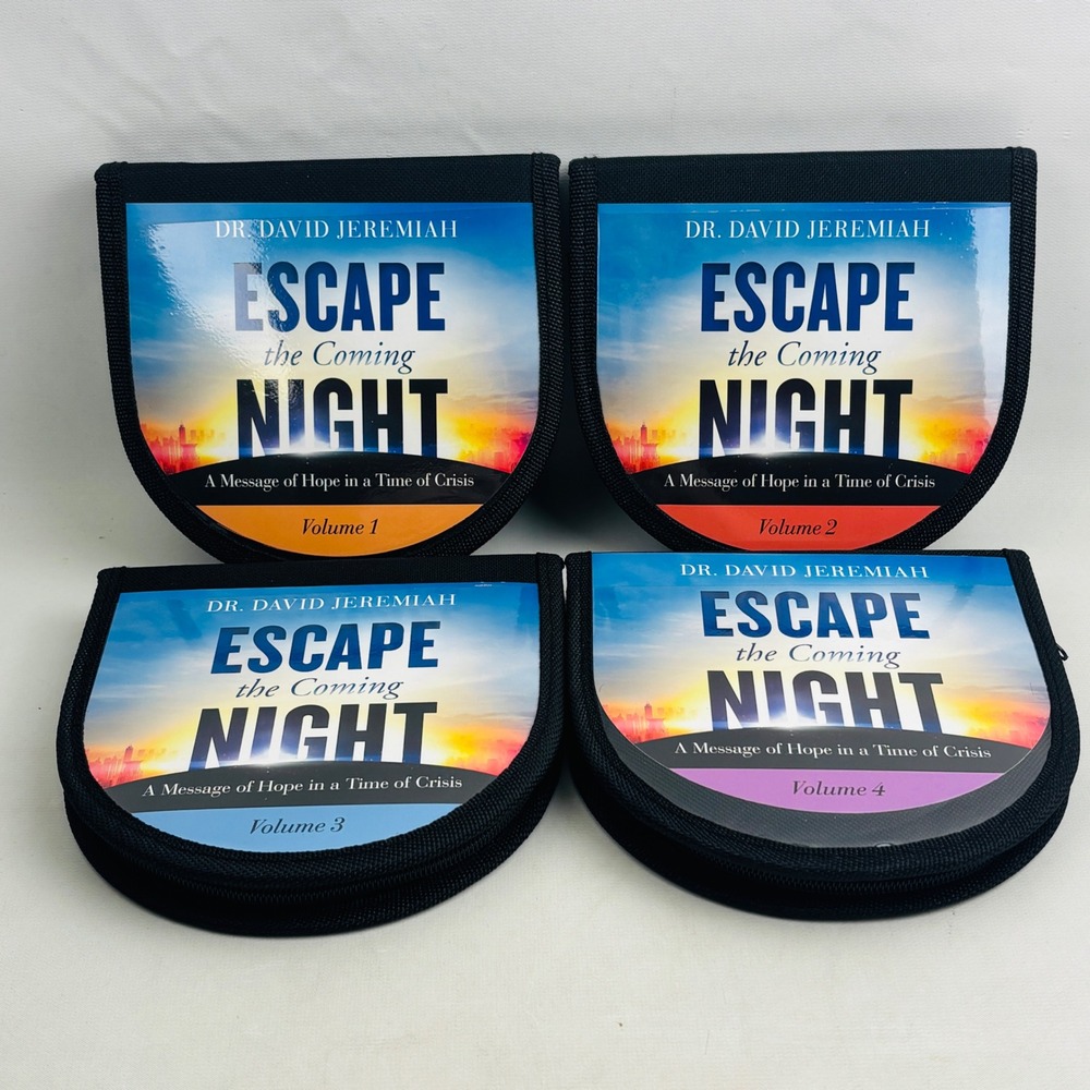 Dr. David Jeremiah Escape the Coming Night Volumes 1-4 CD Set Turning Point